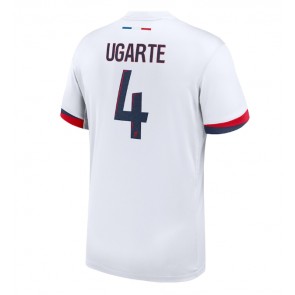 Paris Saint-Germain Manuel Ugarte #4 Udebanetrøje 2024-25 Kort ærmer